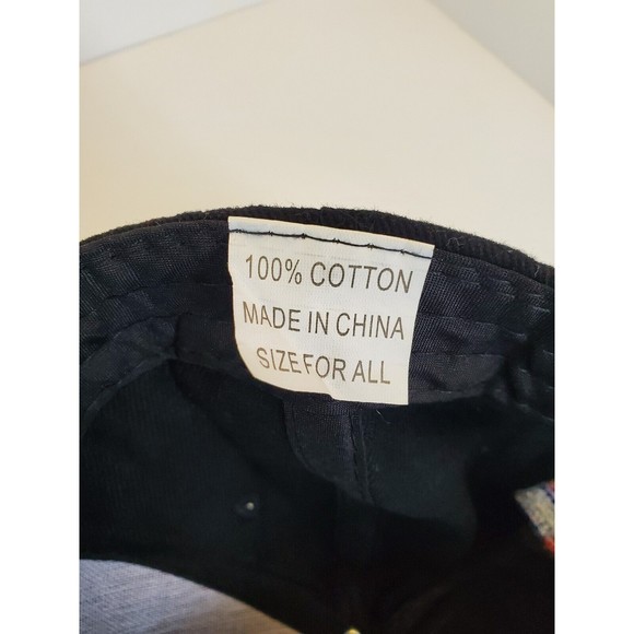 NRA NWOT Solid Black/ Yellow Script Hunting Gun Club Hook & Loop baseball cap - Picture 9 of 9